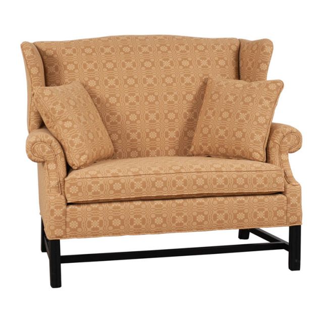 Wingback loveseat shop